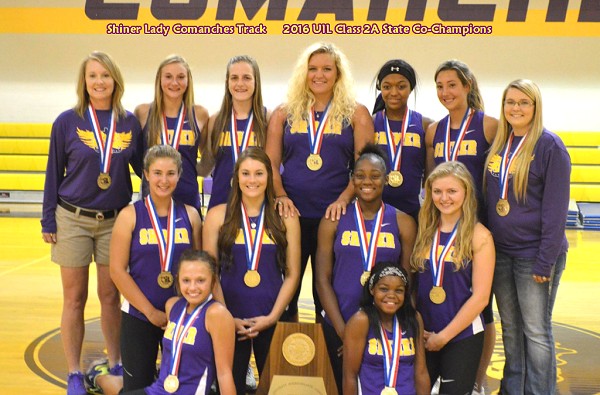 Shiner Lady Comanches - 2016 Class 2A State Track Co-Champions