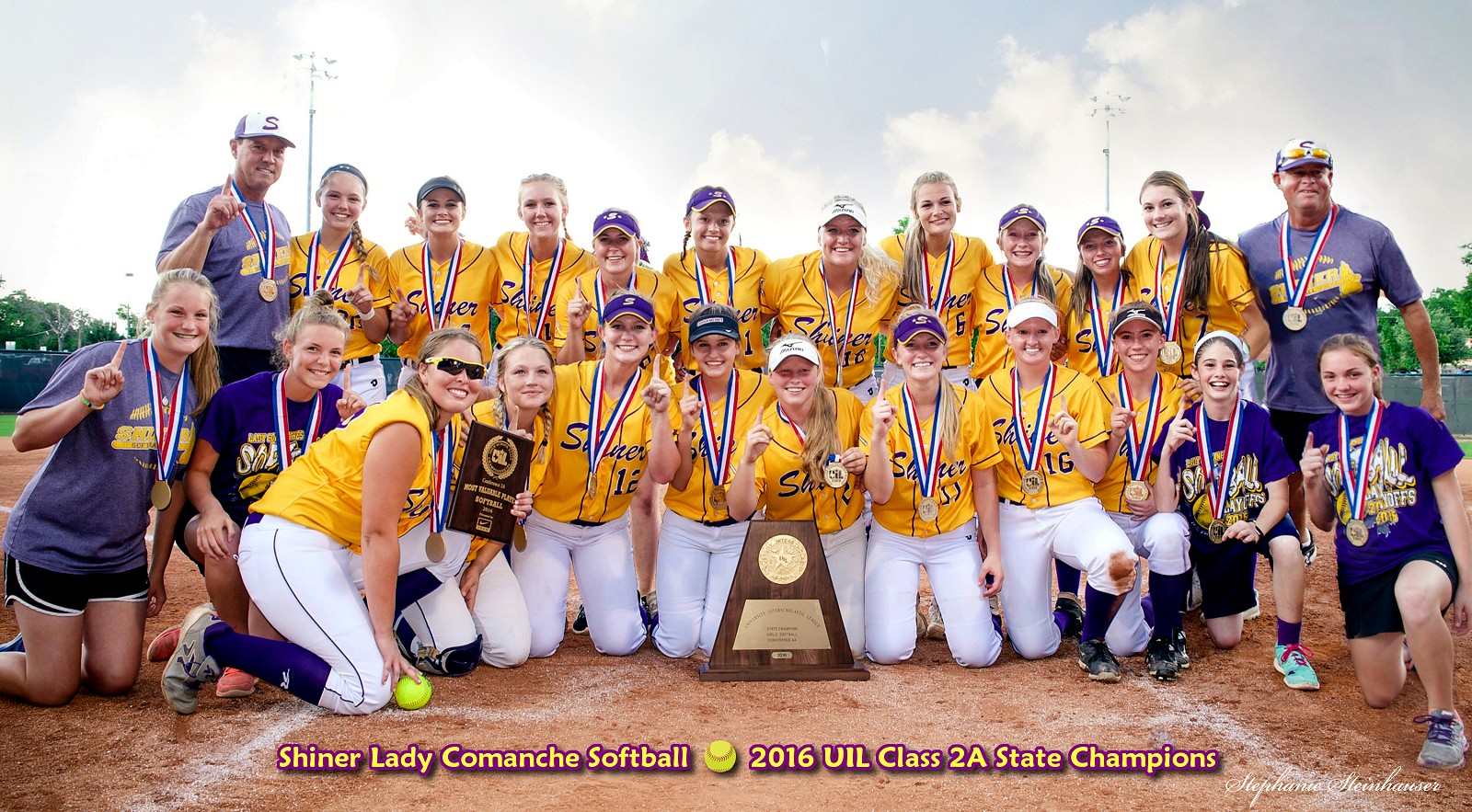 Shiner Lady Comanches - 2016 Class 2A State Softball Champions
