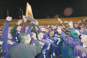 Shiner Comanches celebrate state championship football victory
